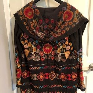 Johnny Was Biya gorgeous Embroidered Jacket - M